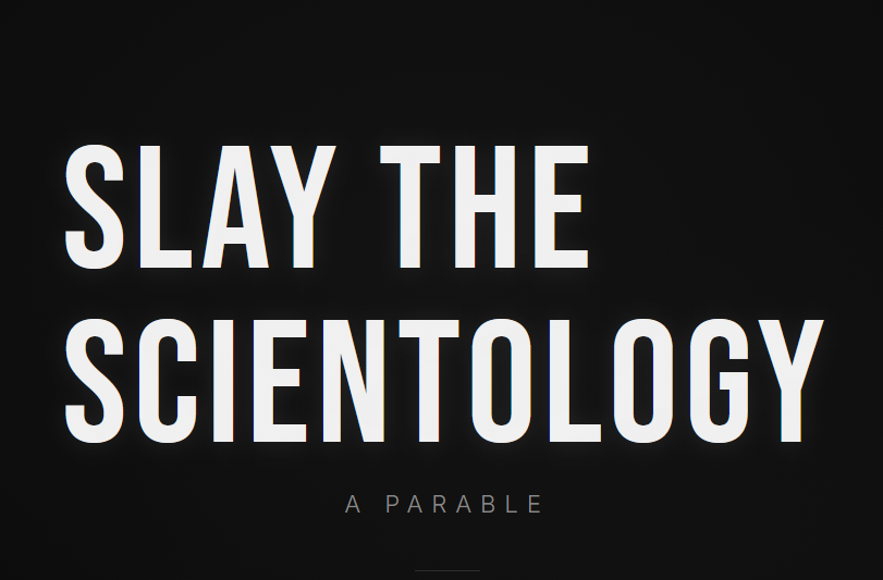 Slay the Scientology Parable cover